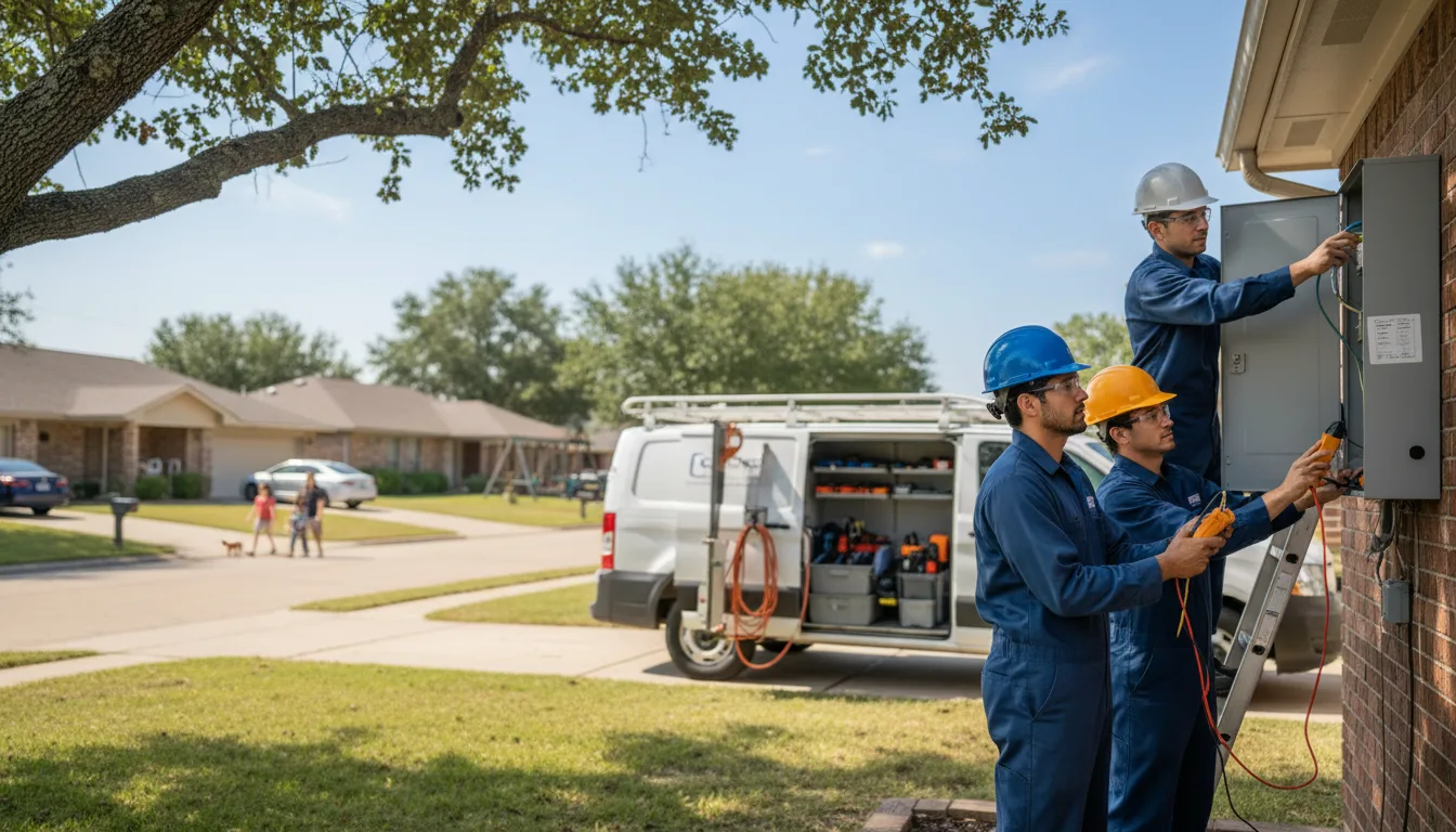 Certified electrician providing emergency electrical services in Mitchell, GA